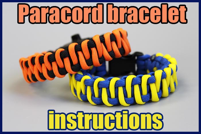Parachute cord bracelet tutorial. Paracord - DIY crafts